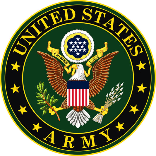 United States Army Military Vintage Style Metal Sign 14 x 14