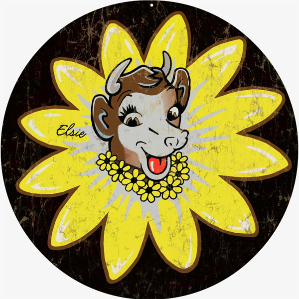 Bordens Elsie The Milk Cow 14x14