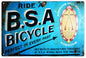Ride A BSA Bicycle Perfect In Every Part 12×18