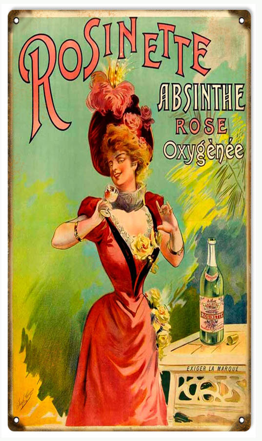 Absinthe Rose 8×14