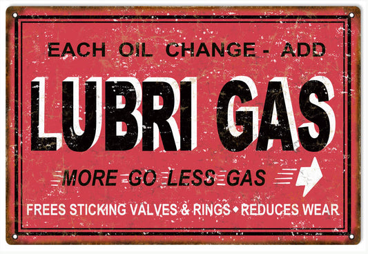 Lubri Gas Gasoline 12x18