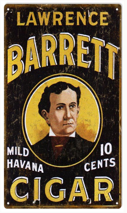 Lawrence Barrett Cigars Mild Havana 10 Cents 8x14