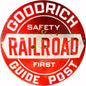 Goodrich Railroad Guide Post 14 x 14