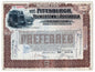 Pittsburgh Railway Preferred Stock 9×12