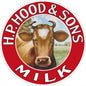 H.P. Hood & Sons Milk 14 x 14