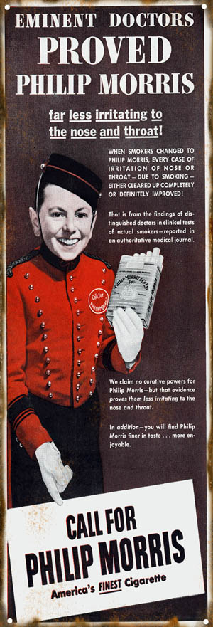 Philip Morris Cigarettes 6×18
