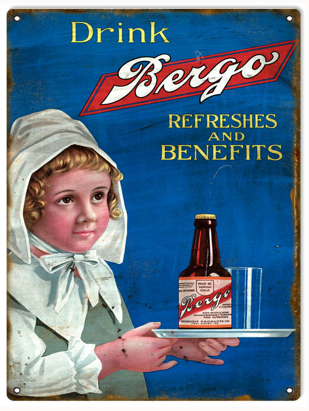 Drink Bergo Beer 9×12