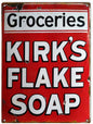 Groceries Kirks Flake Soap 9×12