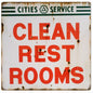 Cities Service Clean Restrooms 12×12