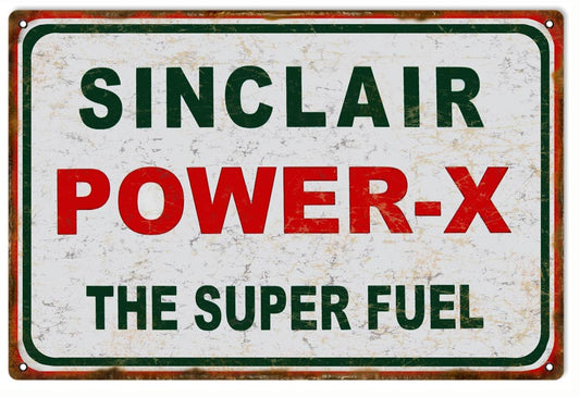 Sinclair Fuel Vintage Style Metal Sign 12 x 18