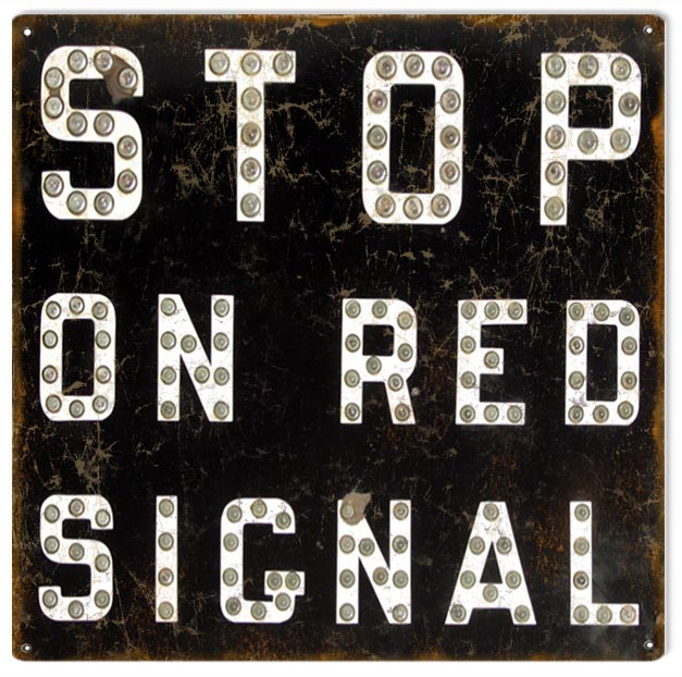 Stop On Red Railroad 12×12