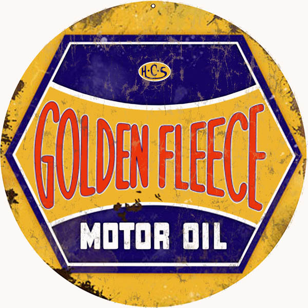Golden Fleece Motor Oil 14 x 14