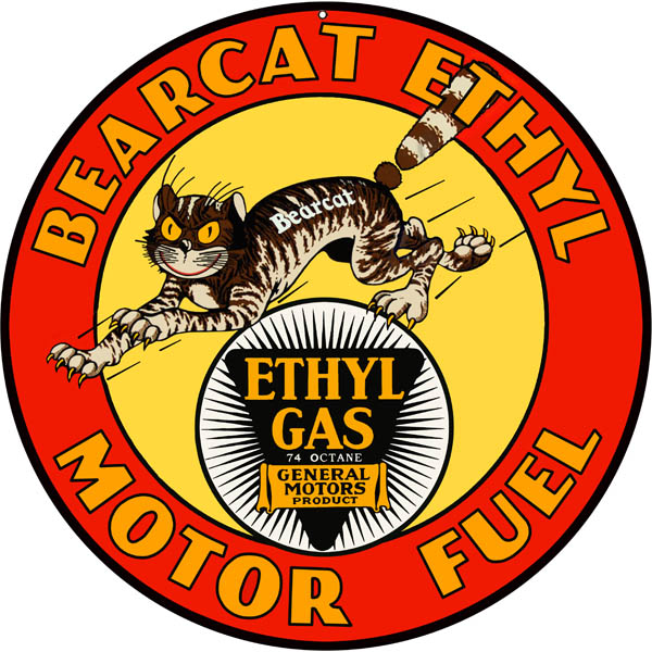 Bearcat Ethyl Motor Fuel 14x14