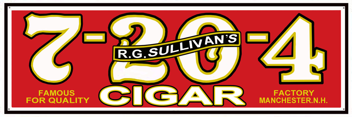 7-20-4 Sullivan Cigar 6×18
