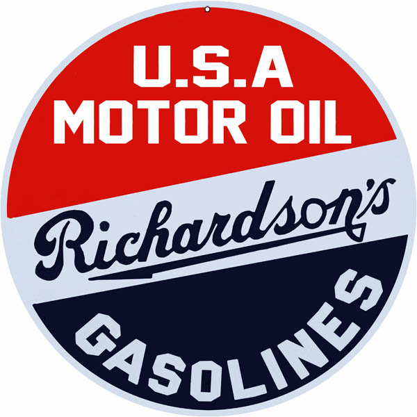 USA Richardsons Motor Oil 14 x 14