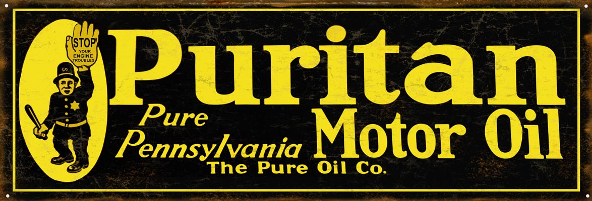 Puritan Motor Oil 6×18