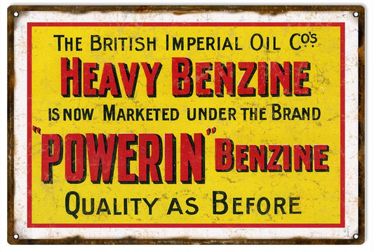 British Imperial Oil Co Vintage Style Metal Sign 12 x 18