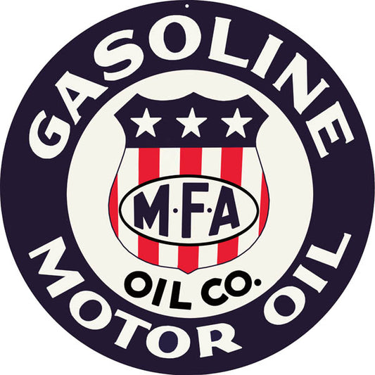 MFA Motor Oil Vintage Style Metal Sign 18 x 18