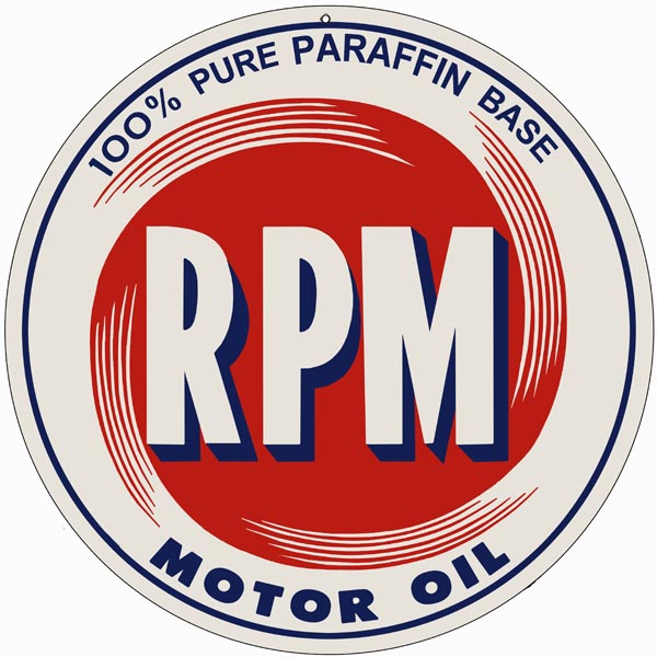 RPM Motor Oil 14 x 14