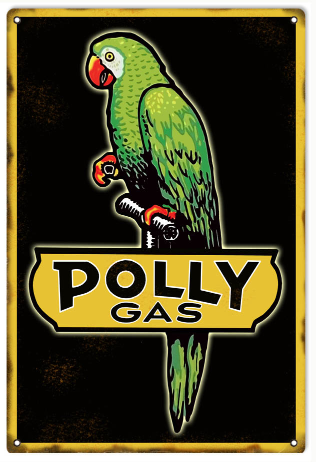 Polly Motor Oil 12x18