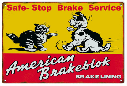 American Brakelok Service Vintage Style Metal Sign 12 x 18