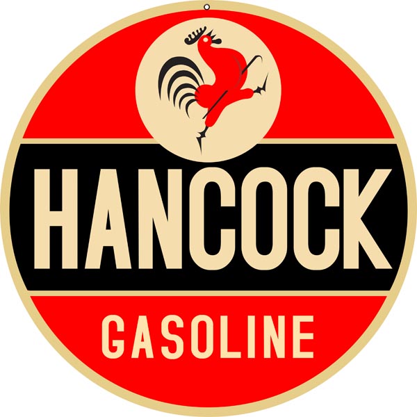Hancock Gasoline 18 x 18