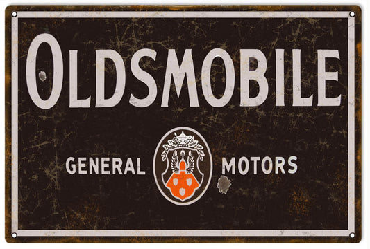 Oldsmobile General Motors Vintage Style Metal Sign 12 x 18
