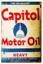 Capitol Motor Oil Heavy 12x18