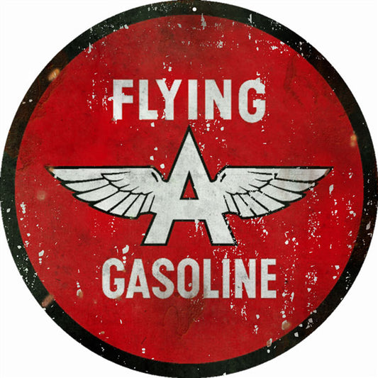 Flying A Gasoline Service Station 14 x 14