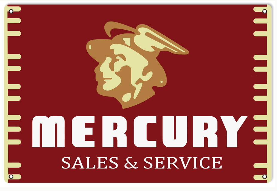 Mercury Service Motor Oil 12x18