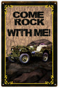 Come Rock With Me Jeep 12x18