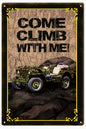 Come Climb With Me Jeep 12x18