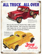 Jeep Trucks All Truck All Over 9 X 12