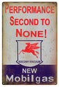 Second To None Mobilgas Motor Oil 12×18