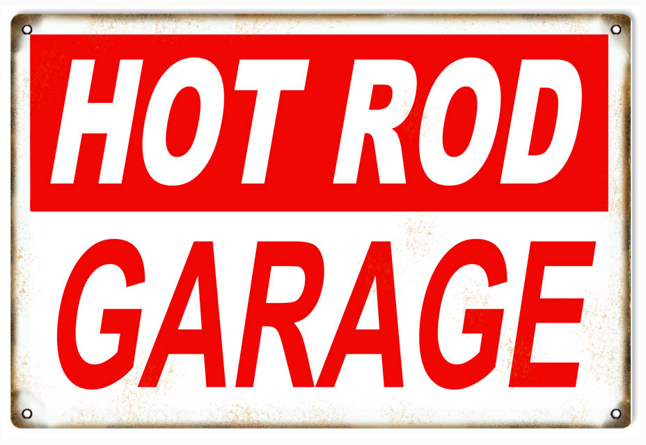 Hot Rod Garage 12x18