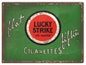 Fifties Lucky Strike Cigar And Tobacco Smoke 9×12