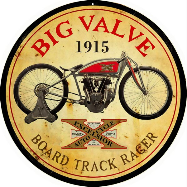 Big Valve 1915 Motor Bike 14x14