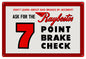 Raybestos 7 Point Break Check Gas Station 12×18