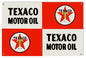 Texaco Motor Oil 16×24
