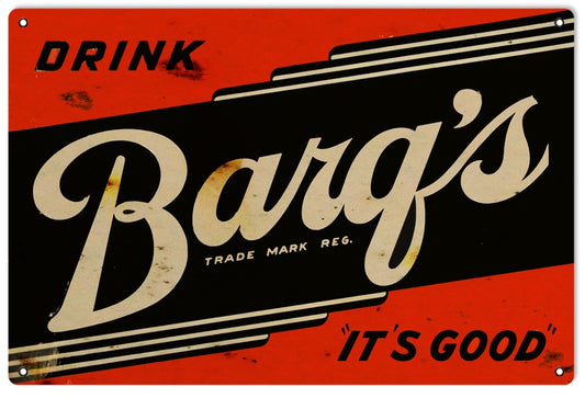 Barqs Its Good Cola Vintage Style Metal Sign 12 x 18