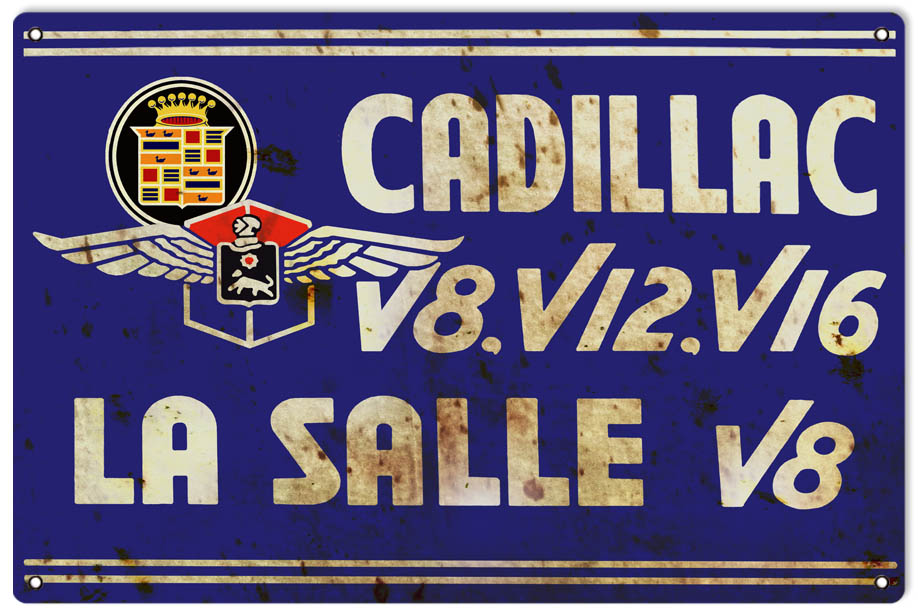 Cadillac V8 V12 V16 La Salle 12x18