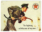 Fighting A War Texaco 9×12