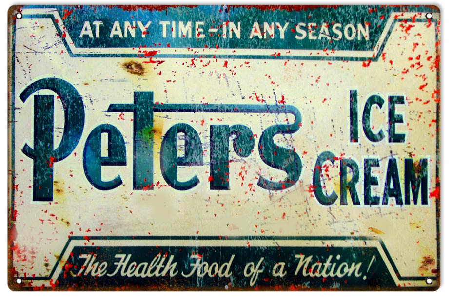 Peters Ice Cream 12x18