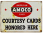 Amoco Courtesy Cards Honored 9×12