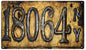 NY License Plate 8×14