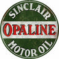 Sinclair Opaline Motor Oil Gas Station 14 x 14