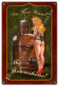 Pin Up Girl Moonshine Bar 16×24