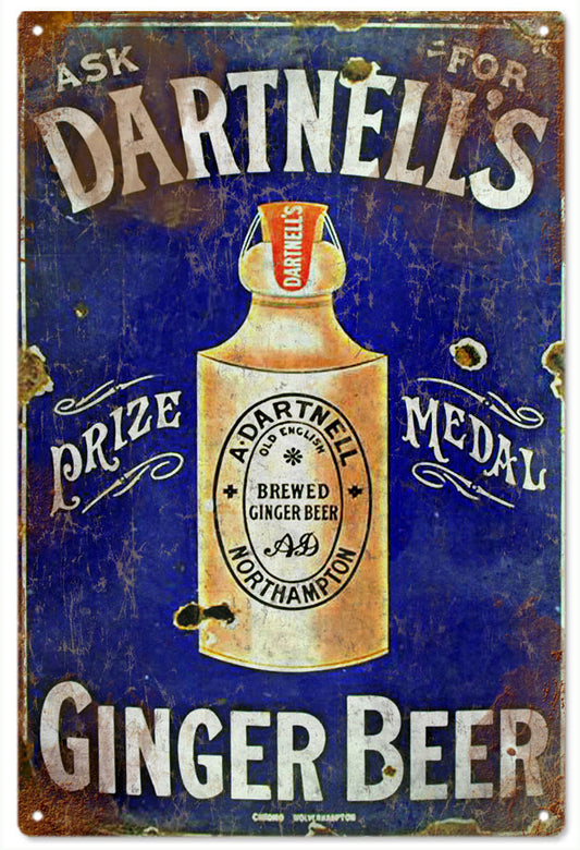 Dartnell’s Ginger Beer Vintage Style Metal Sign 12 x 18