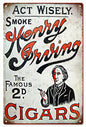 Cigars Henry Irving Bar 12x18