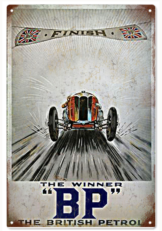 British Petrol BP Motor Oil 12x18